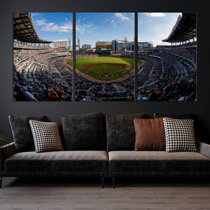 Truist Park Stadium Wall Art Canvas Print