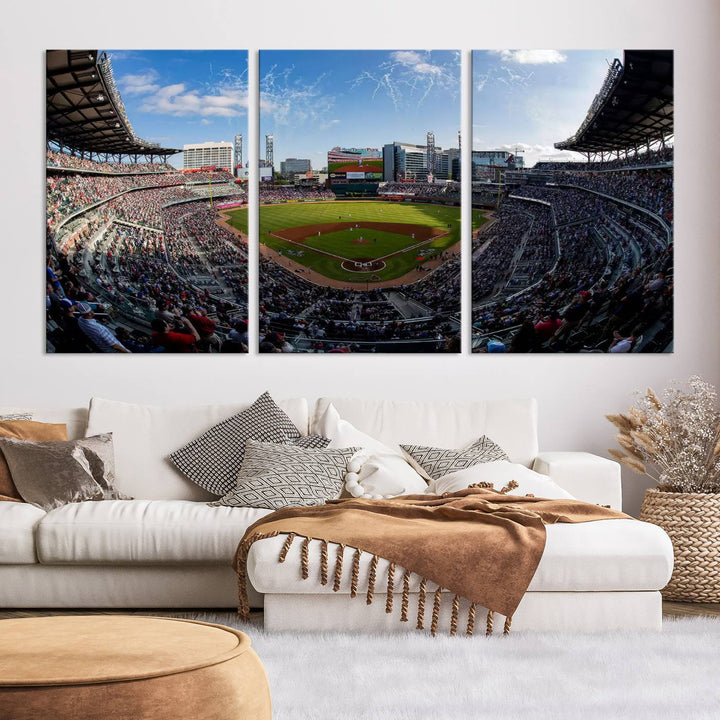 Truist Park Stadium Wall Art Canvas Print