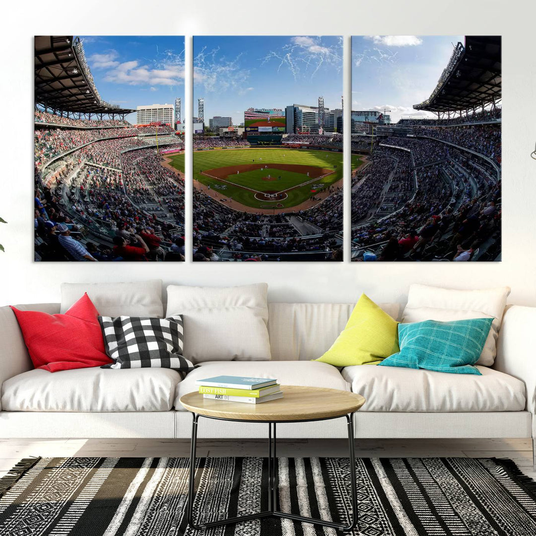 Truist Park Stadium Wall Art Canvas Print