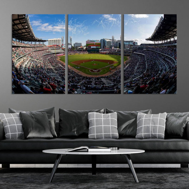 Truist Park Stadium Wall Art Canvas Print