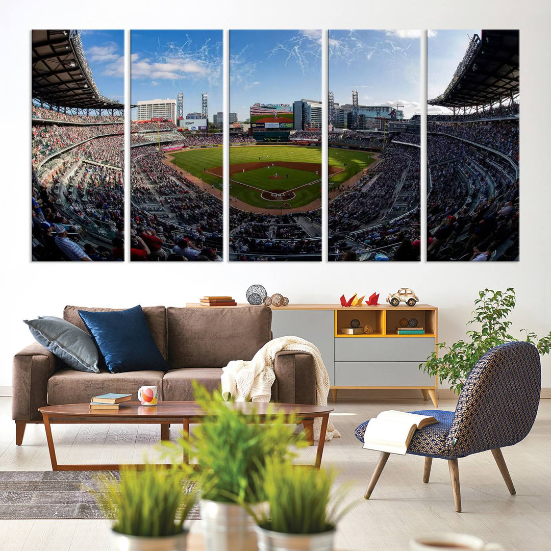 Truist Park Stadium Wall Art Canvas Print