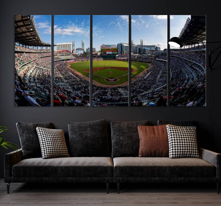 Truist Park Stadium Wall Art Canvas Print