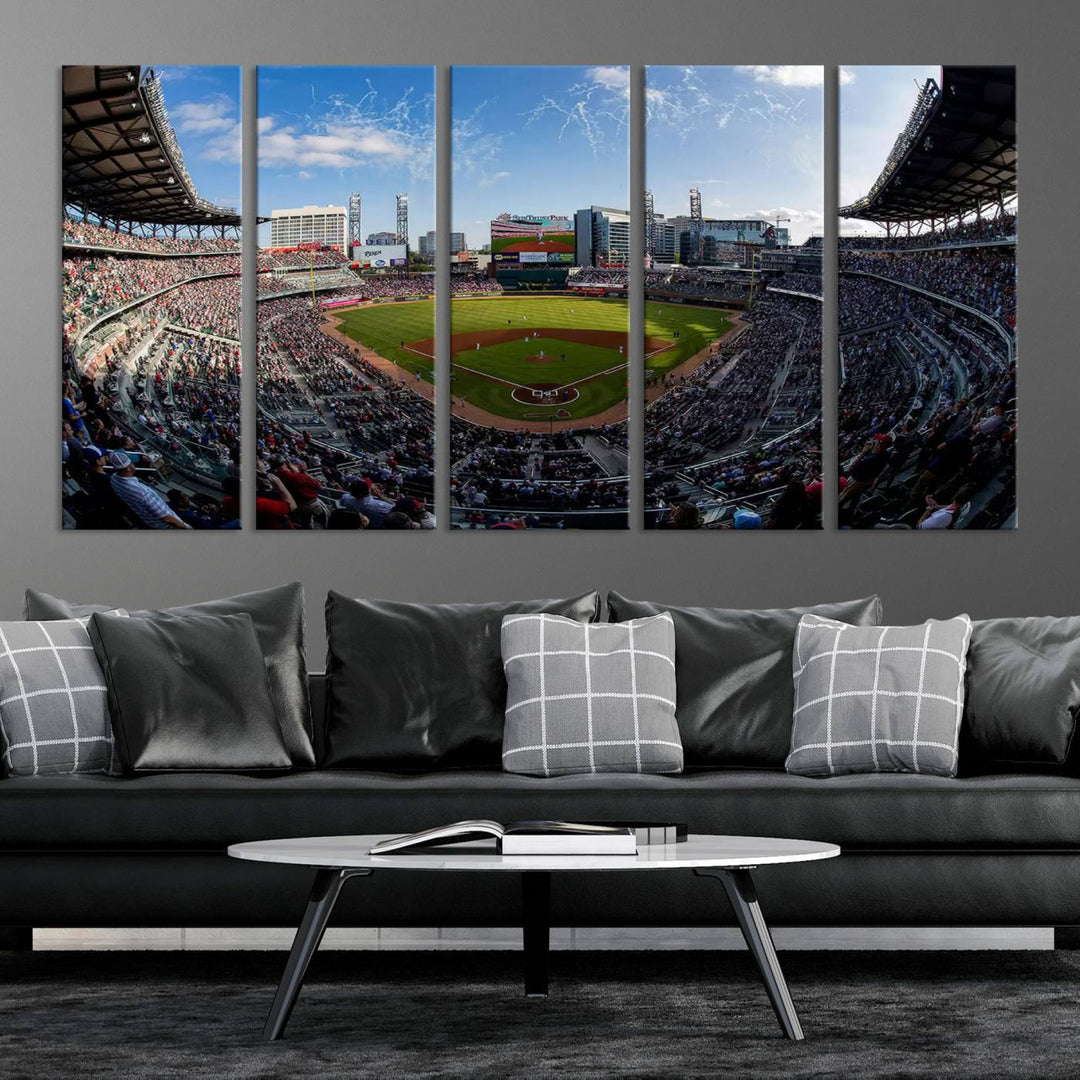 Truist Park Stadium Wall Art Canvas Print