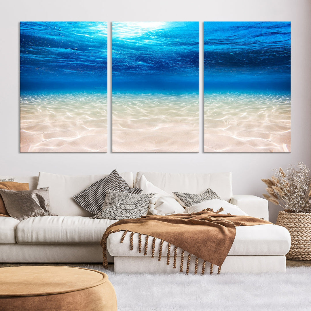 Under Water Ocean Life Canvas Wall Art Giclee Print