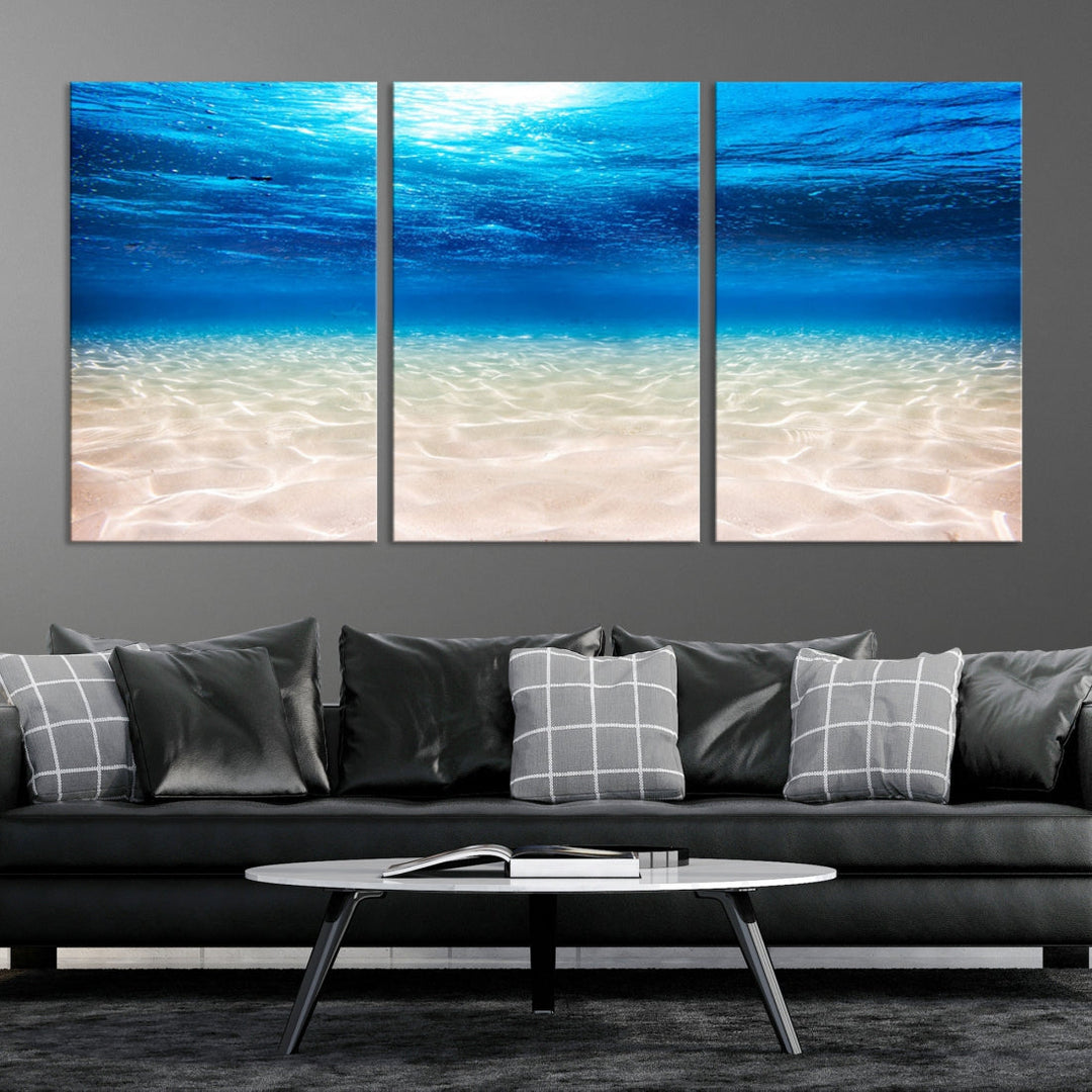 Under Water Ocean Life Canvas Wall Art Giclee Print