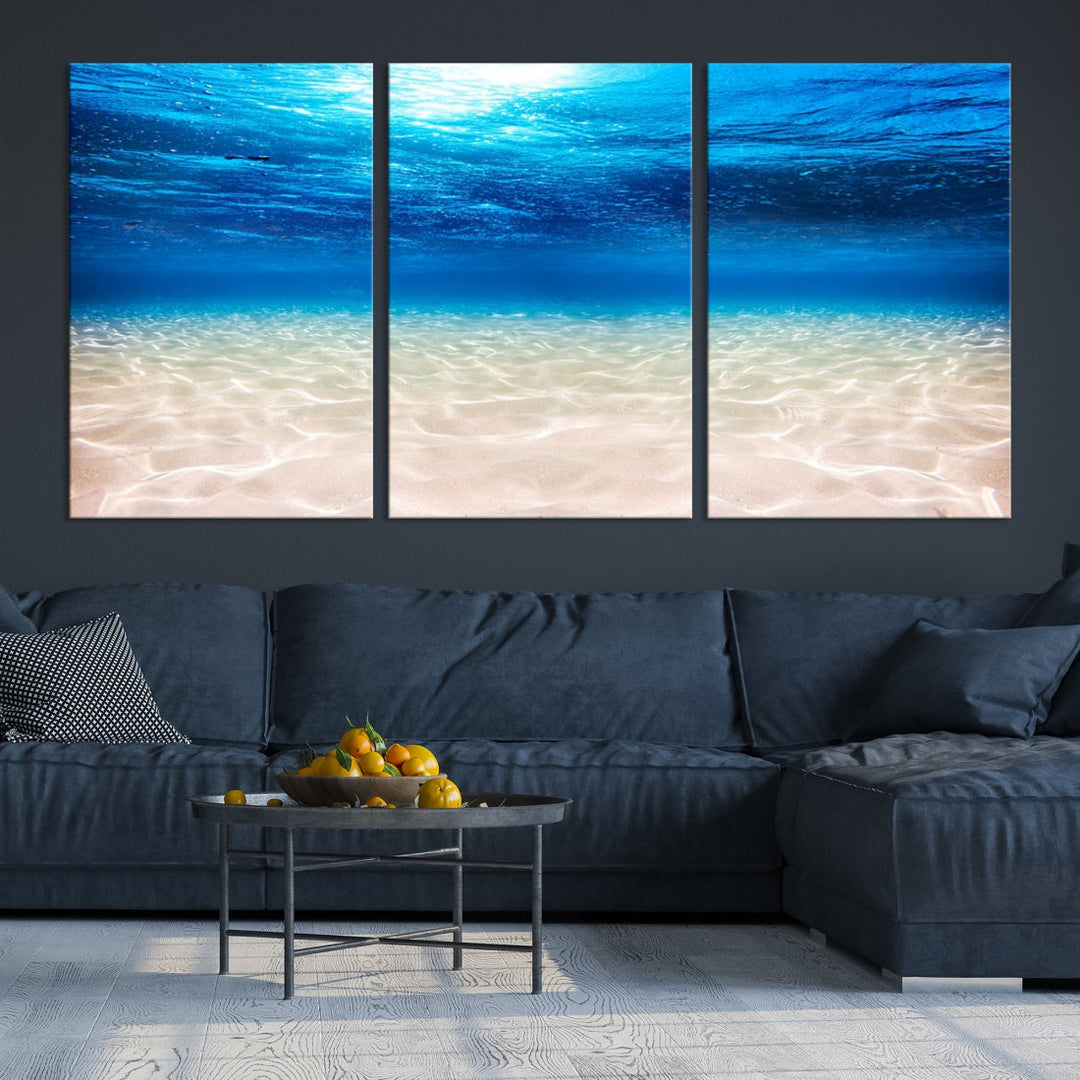 Under Water Ocean Life Canvas Wall Art Giclee Print