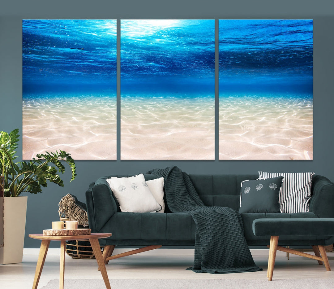 Under Water Ocean Life Canvas Wall Art Giclee Print