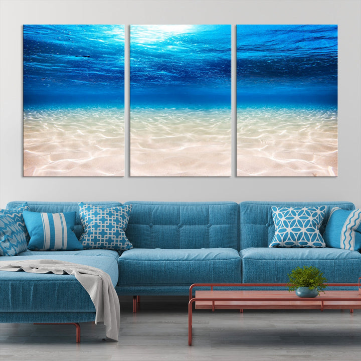 Under Water Ocean Life Canvas Wall Art Giclee Print