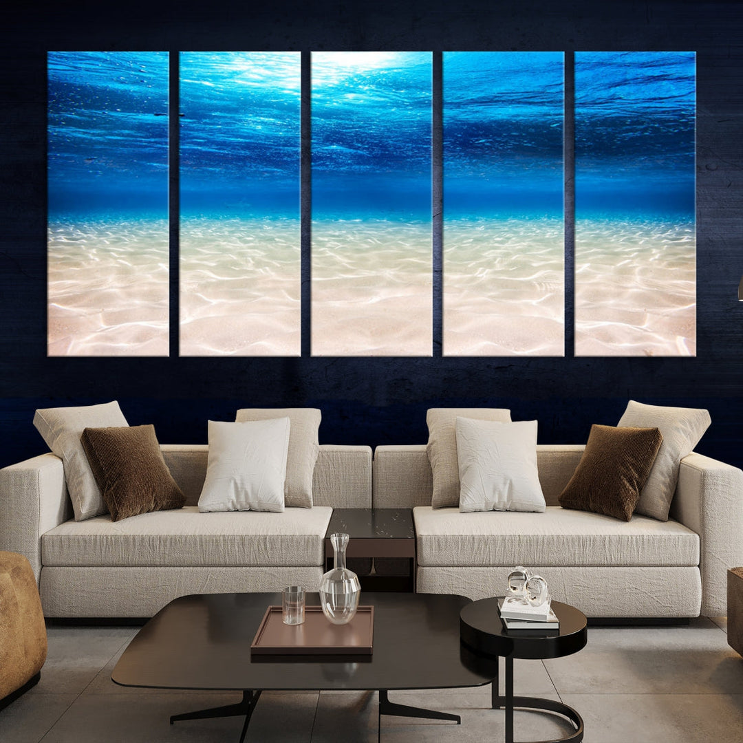 Under Water Ocean Life Canvas Wall Art Giclee Print