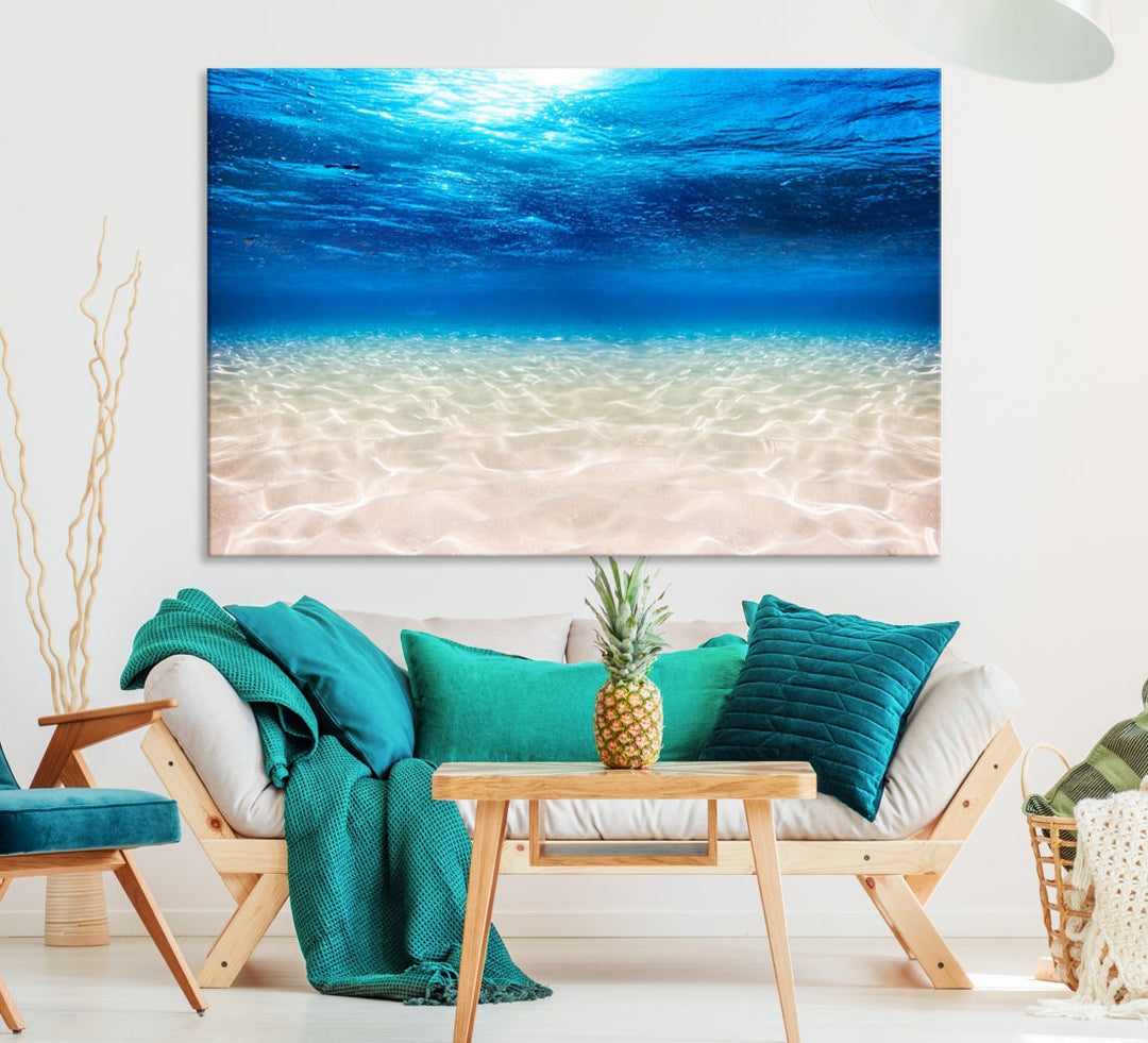 Under Water Ocean Life Canvas Wall Art Giclee Print