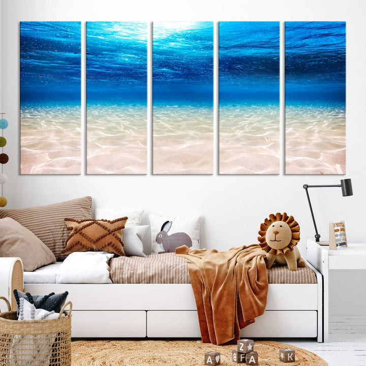 Under Water Ocean Life Canvas Wall Art Giclee Print