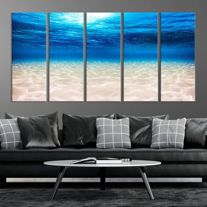 Under Water Ocean Life Canvas Wall Art Giclee Print