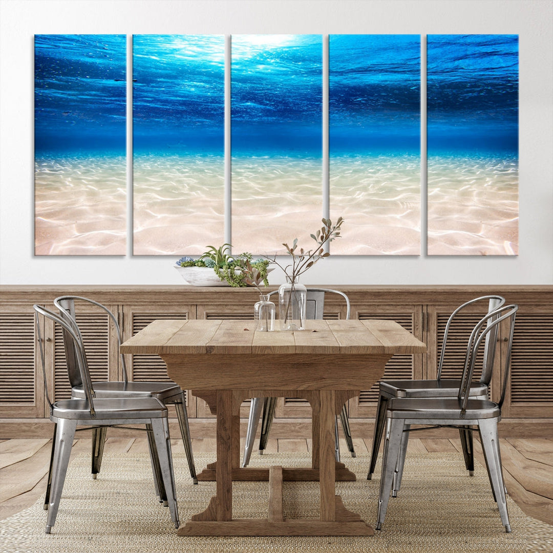 Under Water Ocean Life Canvas Wall Art Giclee Print