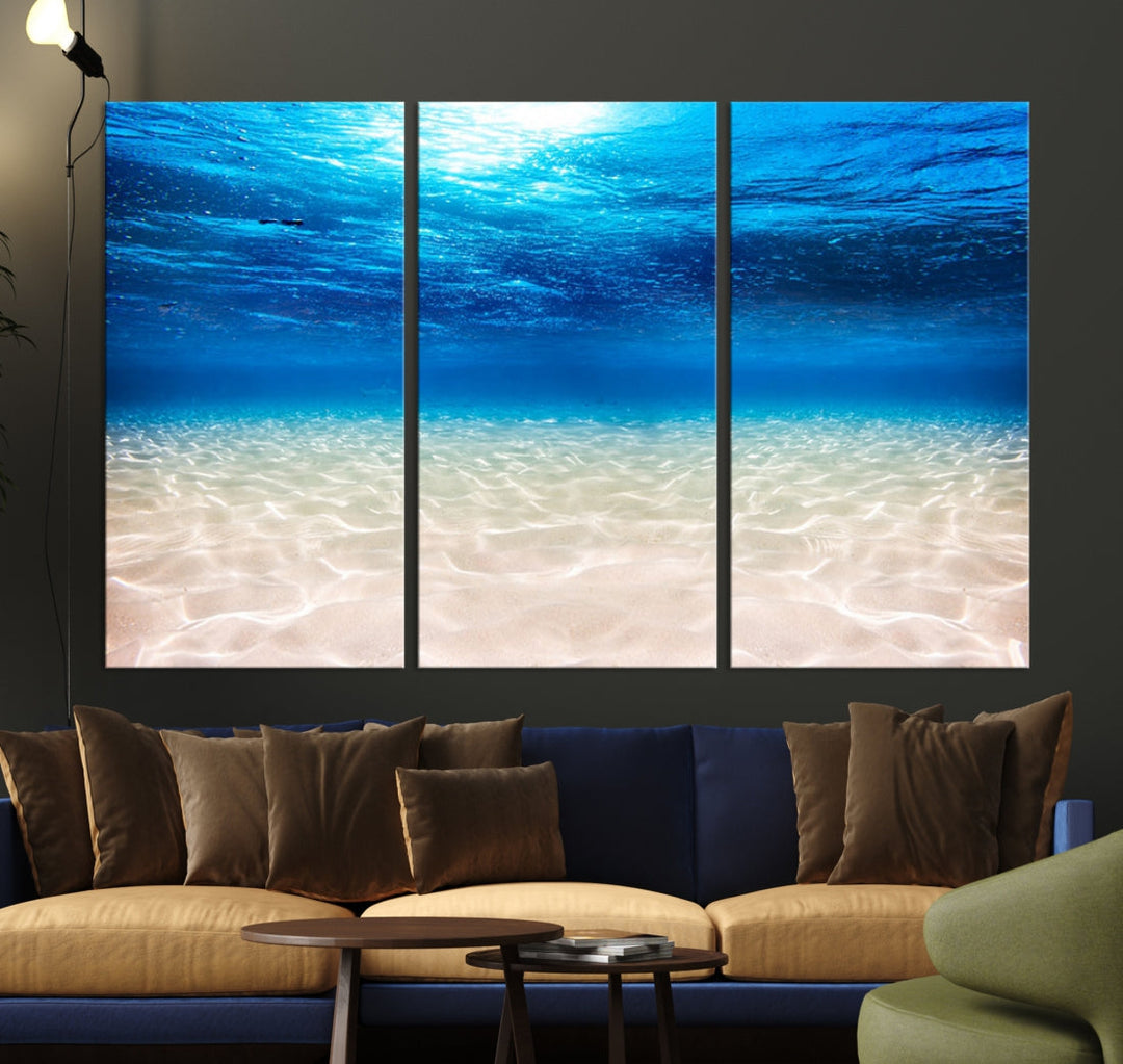 Under Water Ocean Life Canvas Wall Art Giclee Print