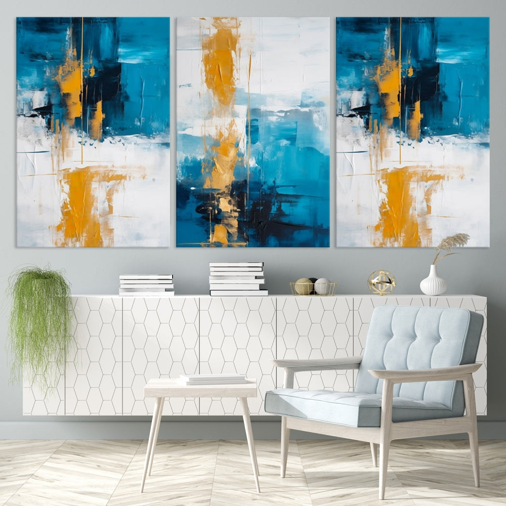 Vibrant Abstract Wall Art Large Canvas Print Soft Apartment Decor Fine Art Wall hanging