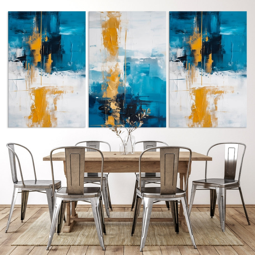 Vibrant Abstract Wall Art Large Canvas Print Soft Apartment Decor Fine Art Wall hanging