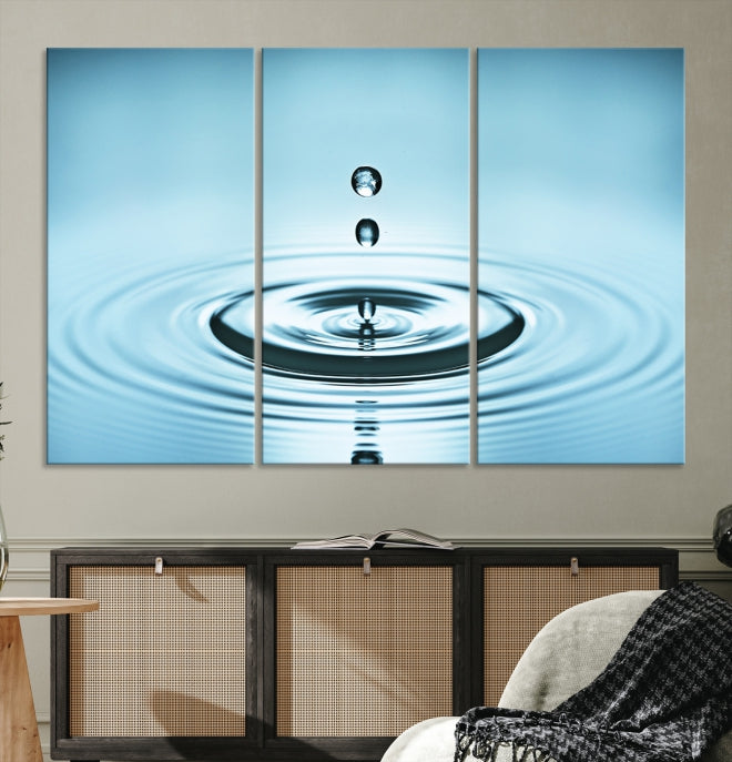 Water Drop Canvas Print Large Wall Art Giclee Printing