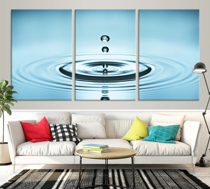 Water Drop Canvas Print Large Wall Art Giclee Printing