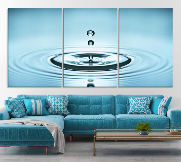 Water Drop Canvas Print Large Wall Art Giclee Printing