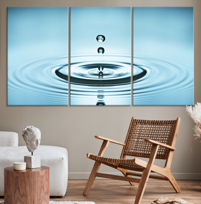 Water Drop Canvas Print Large Wall Art Giclee Printing