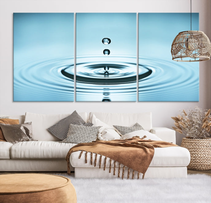 Water Drop Canvas Print Large Wall Art Giclee Printing