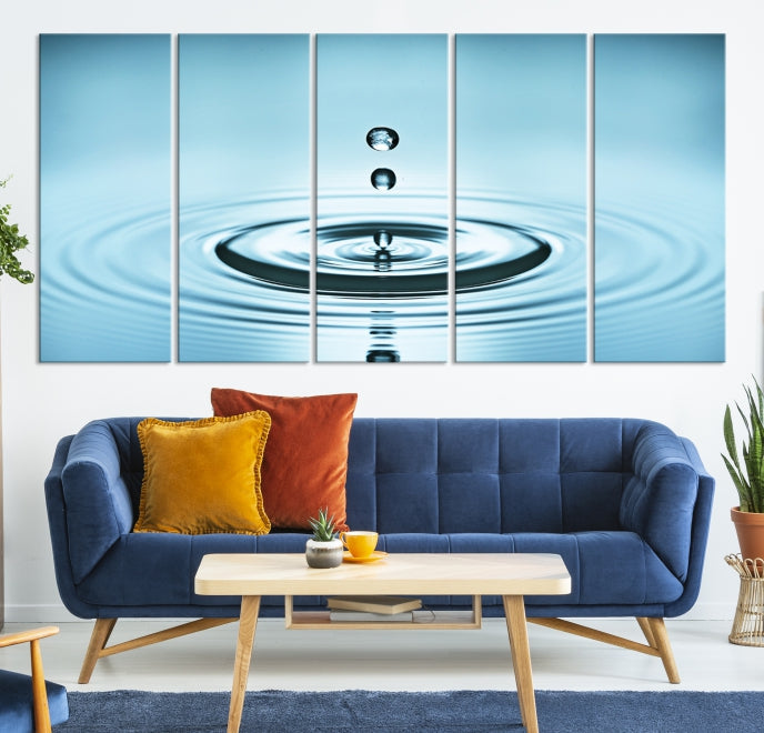 Water Drop Canvas Print Large Wall Art Giclee Printing