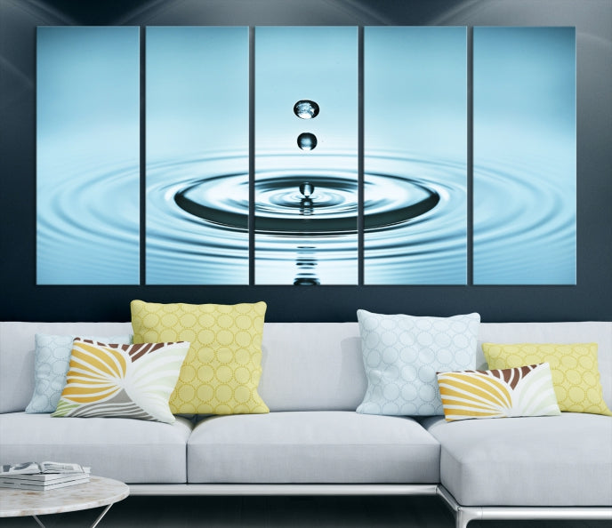 Water Drop Canvas Print Large Wall Art Giclee Printing