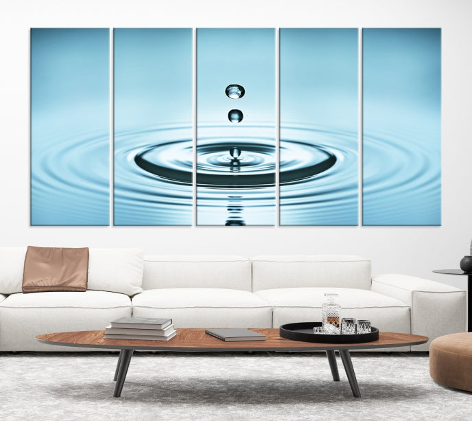 Water Drop Canvas Print Large Wall Art Giclee Printing