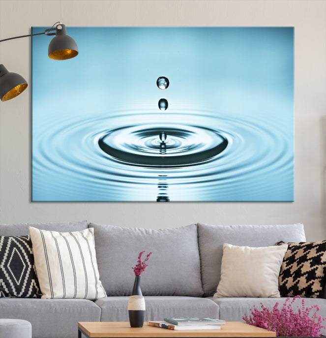 Water Drop Canvas Print Large Wall Art Giclee Printing