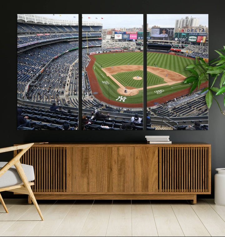 Yankee Stadium New York Sport Wall Art Canvas Print