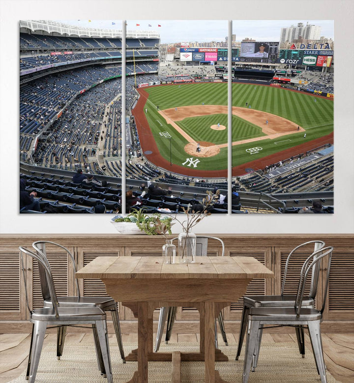 Yankee Stadium New York Sport Wall Art Canvas Print