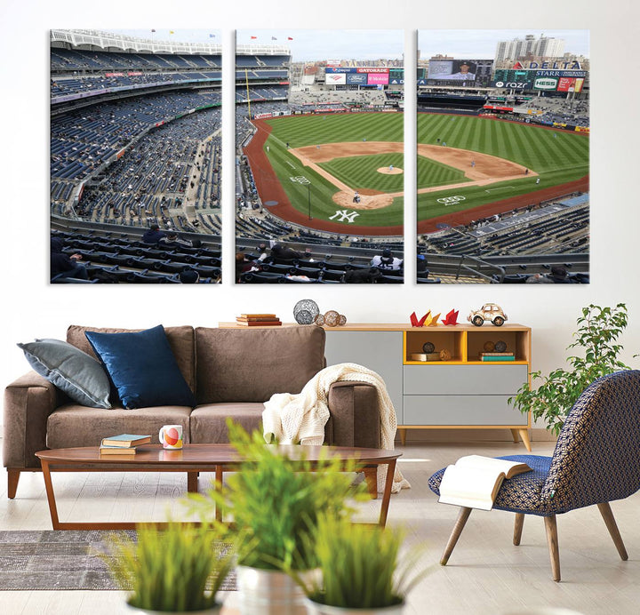 Yankee Stadium New York Sport Wall Art Canvas Print