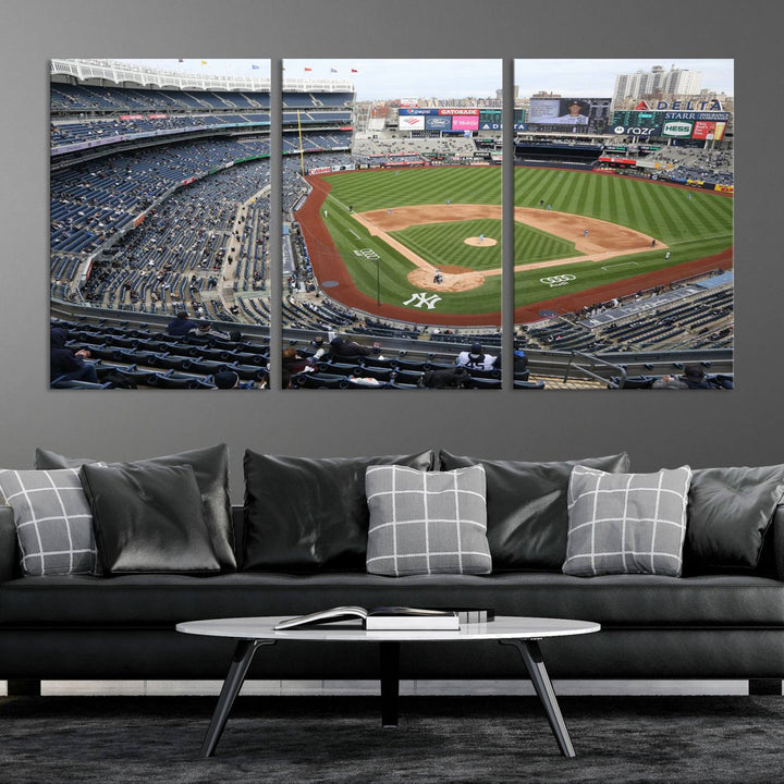 Yankee Stadium New York Sport Wall Art Canvas Print