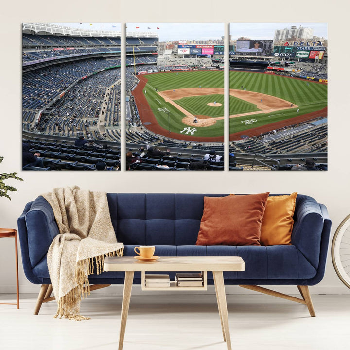 Yankee Stadium New York Sport Wall Art Canvas Print