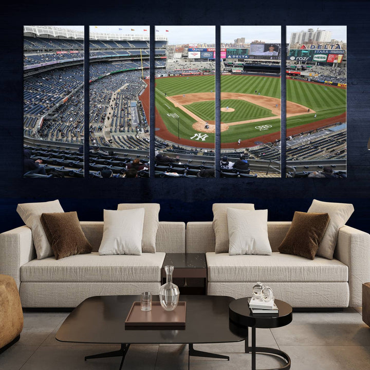 Yankee Stadium New York Sport Wall Art Canvas Print