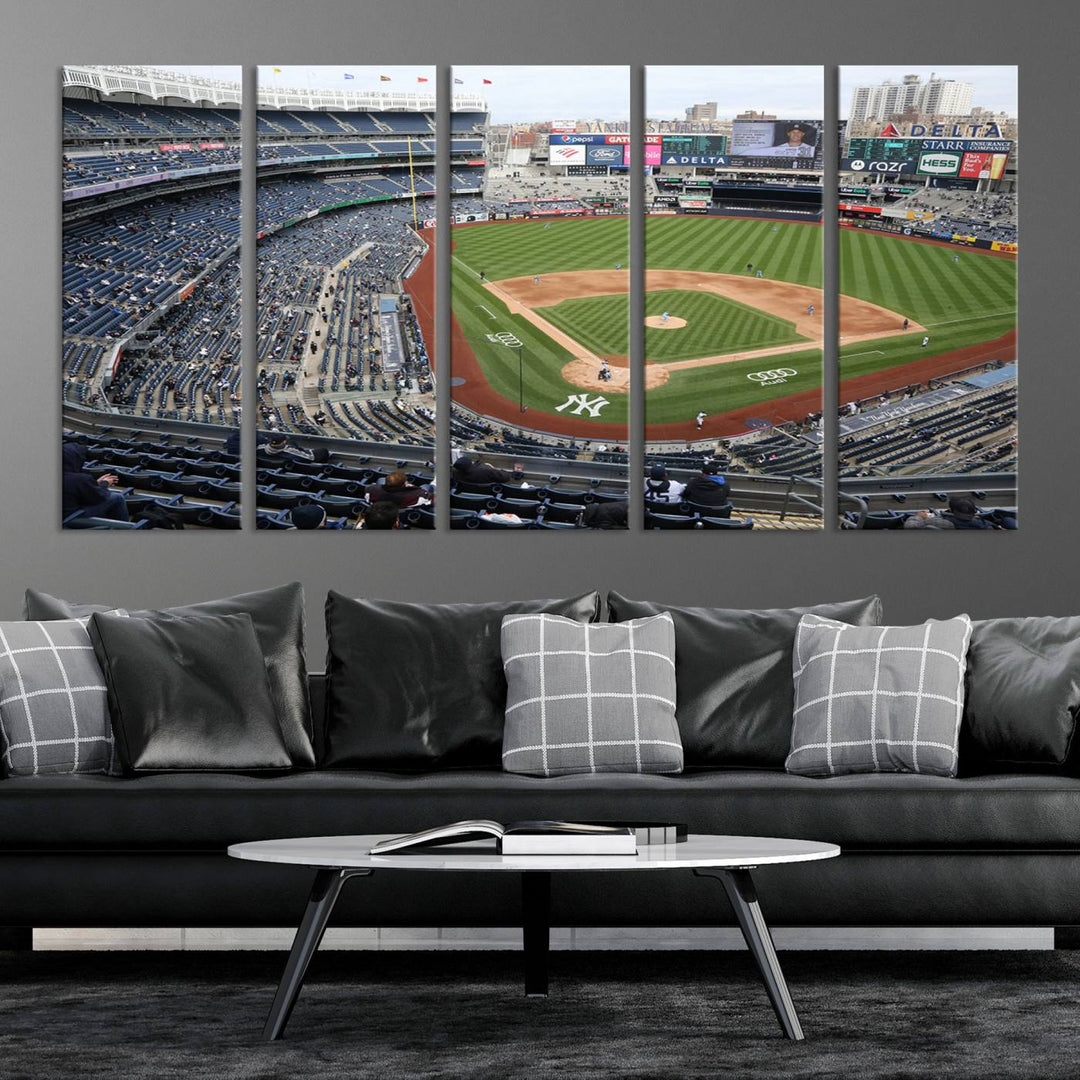 Yankee Stadium New York Sport Wall Art Canvas Print