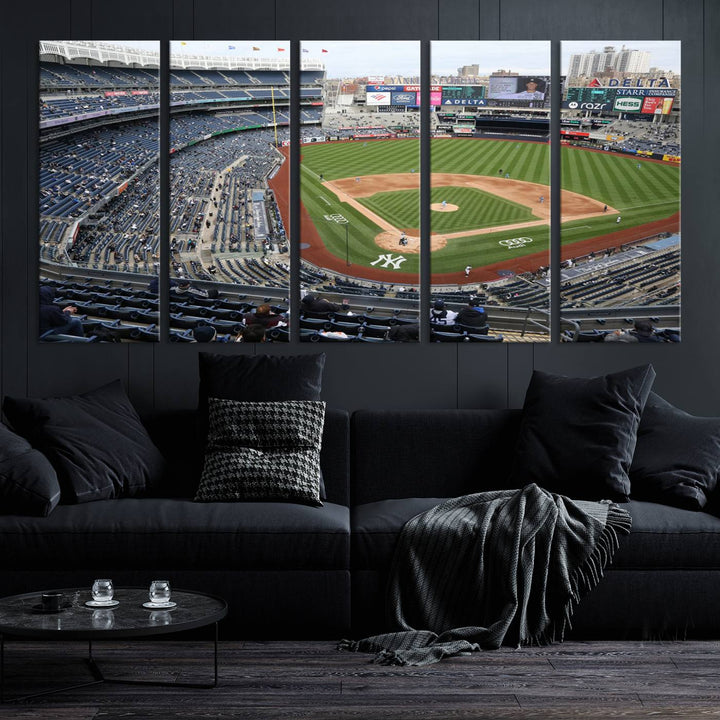 Yankee Stadium New York Sport Wall Art Canvas Print