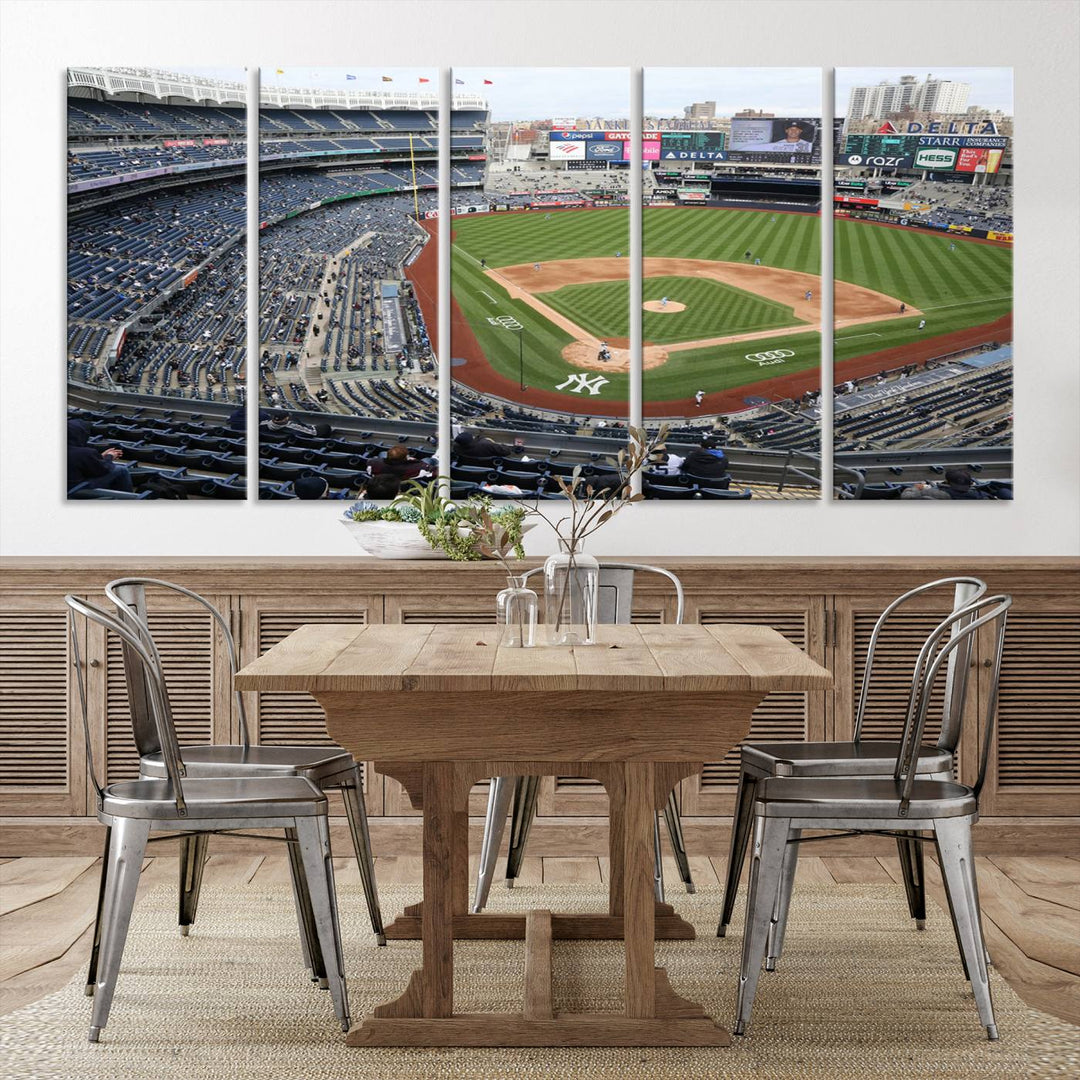 Yankee Stadium New York Sport Wall Art Canvas Print