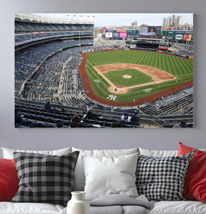 Yankee Stadium New York Sport Wall Art Canvas Print